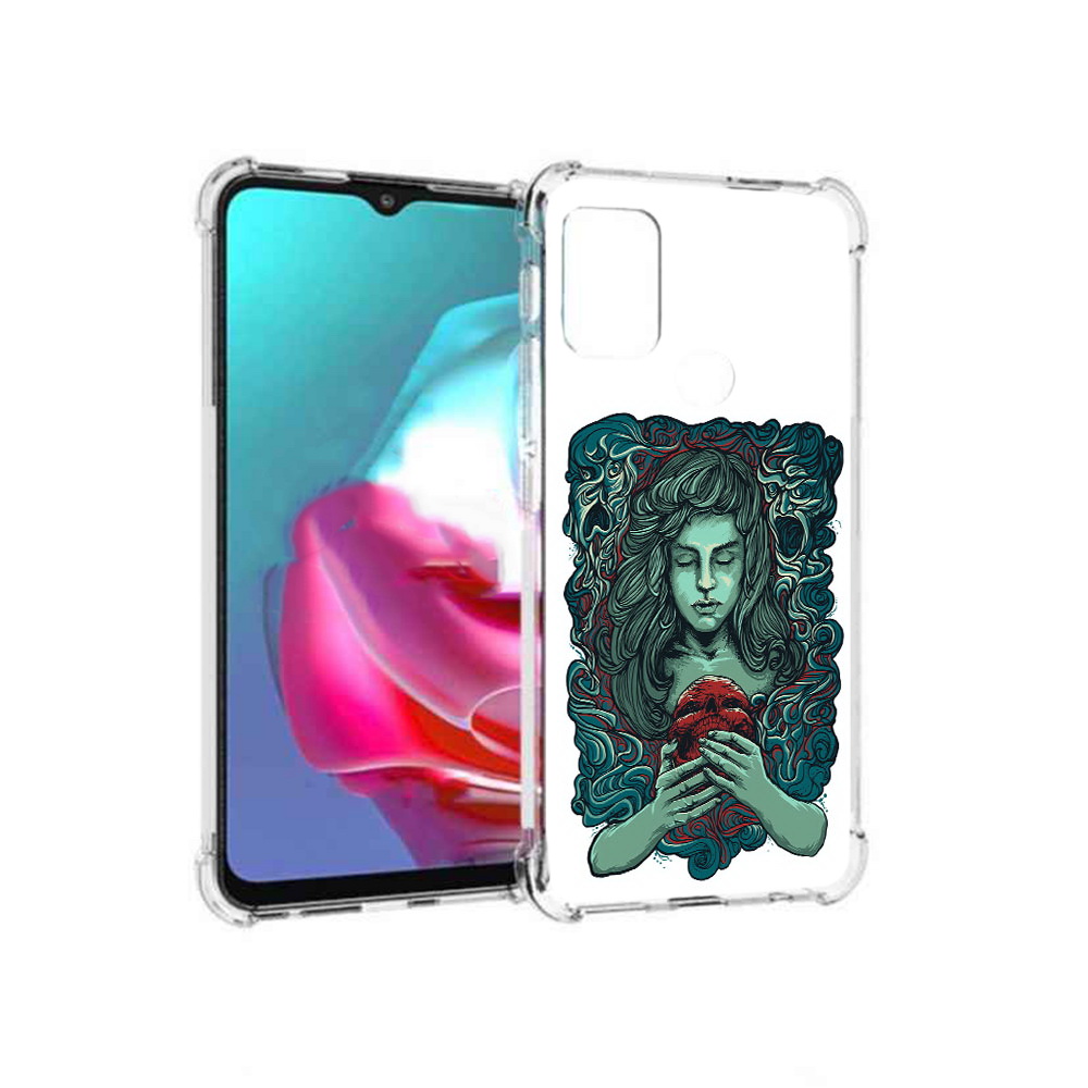 

Чехол MyPads Tocco для Motorola Moto G спящая девушка (PT227061.346.619), Прозрачный, Tocco