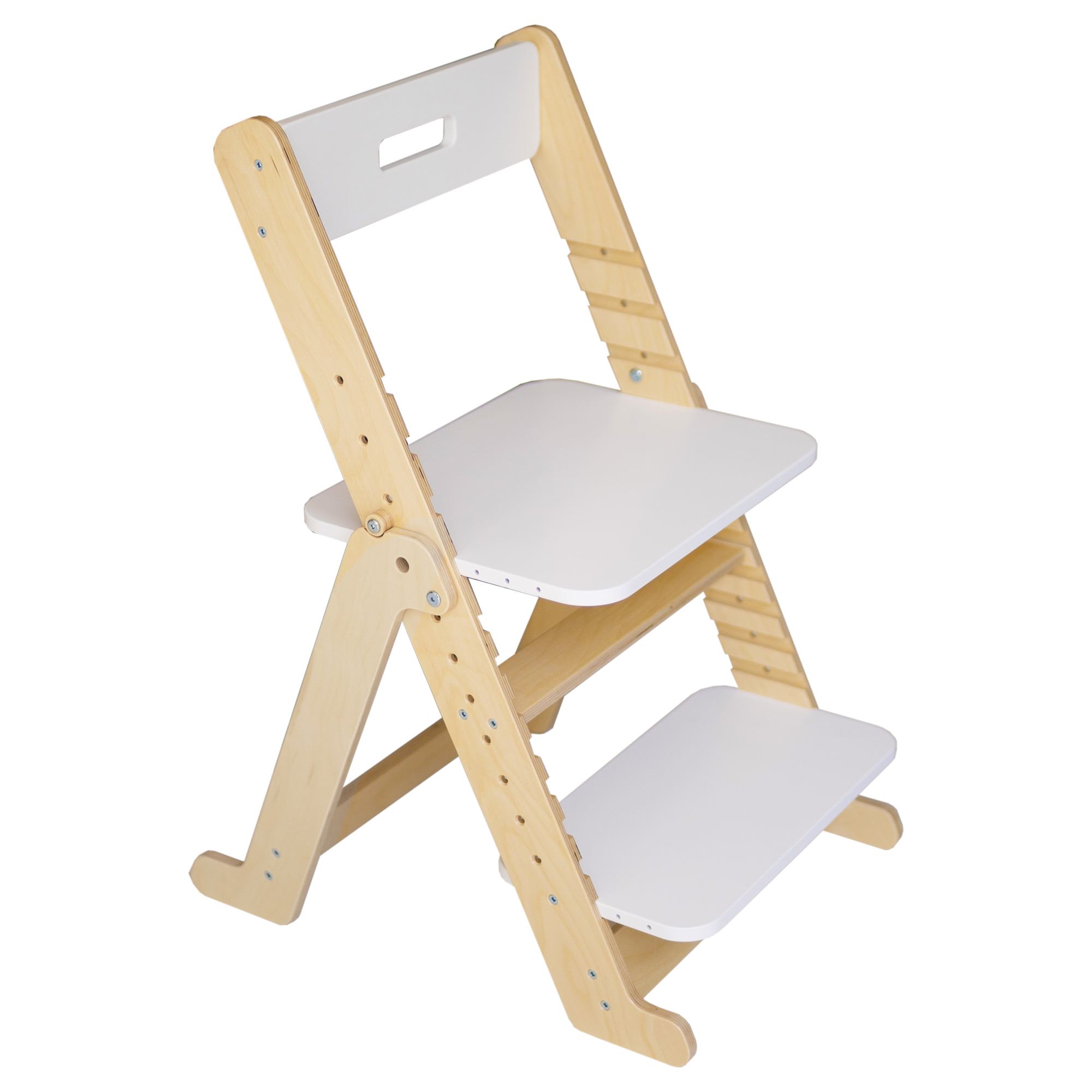 Растущий стул детский Limoni-kids регулируемый по высоте и глубине, складной, 0082 leset стул лестница бруклин