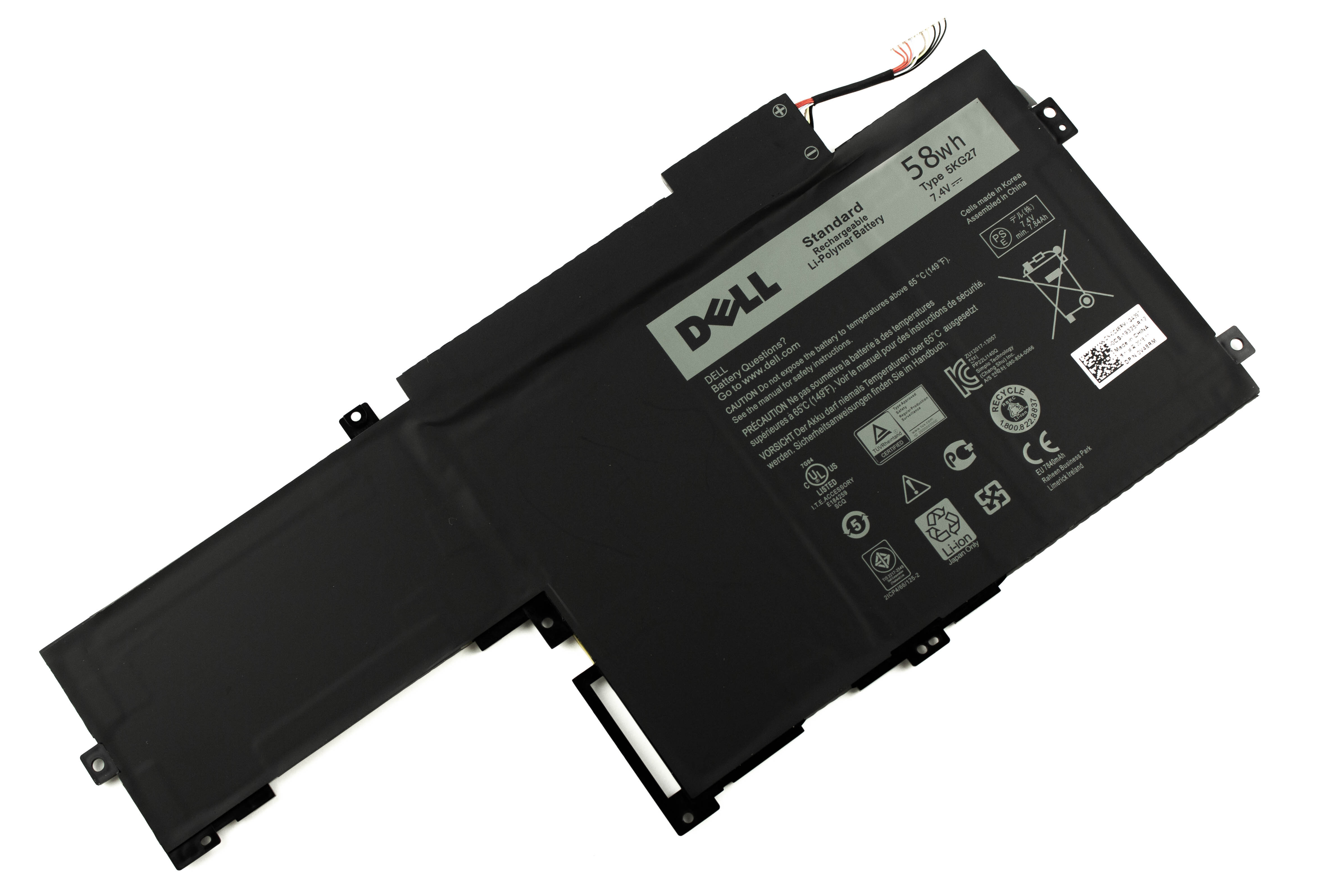 

Аккумулятор для ноутбука Dell Inspiron 14-7000 14-7437 ORG (7.4V 7840mAh) 5KG27