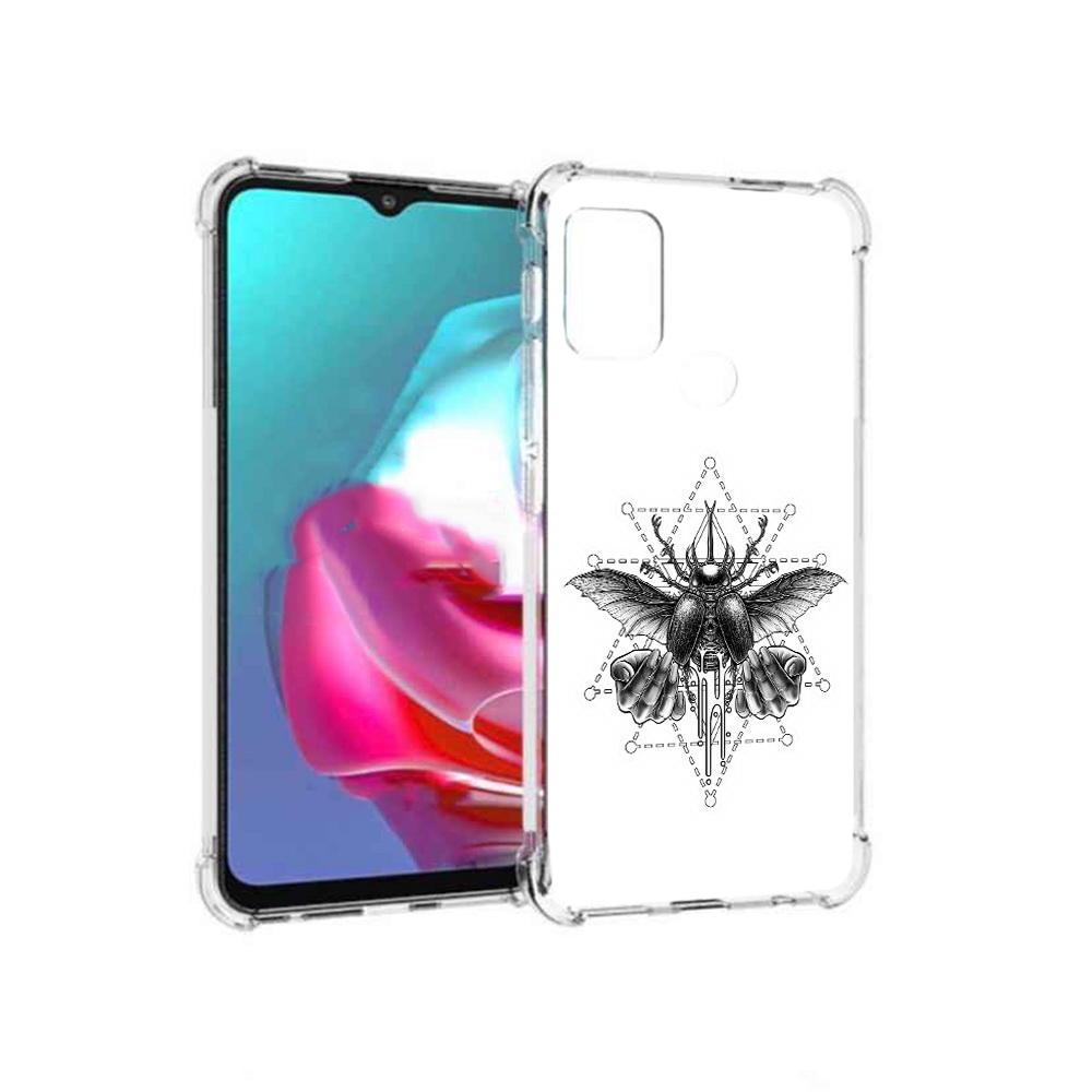 

Чехол MyPads Tocco для Motorola Moto G скарабей (PT227061.346.601), Прозрачный, Tocco