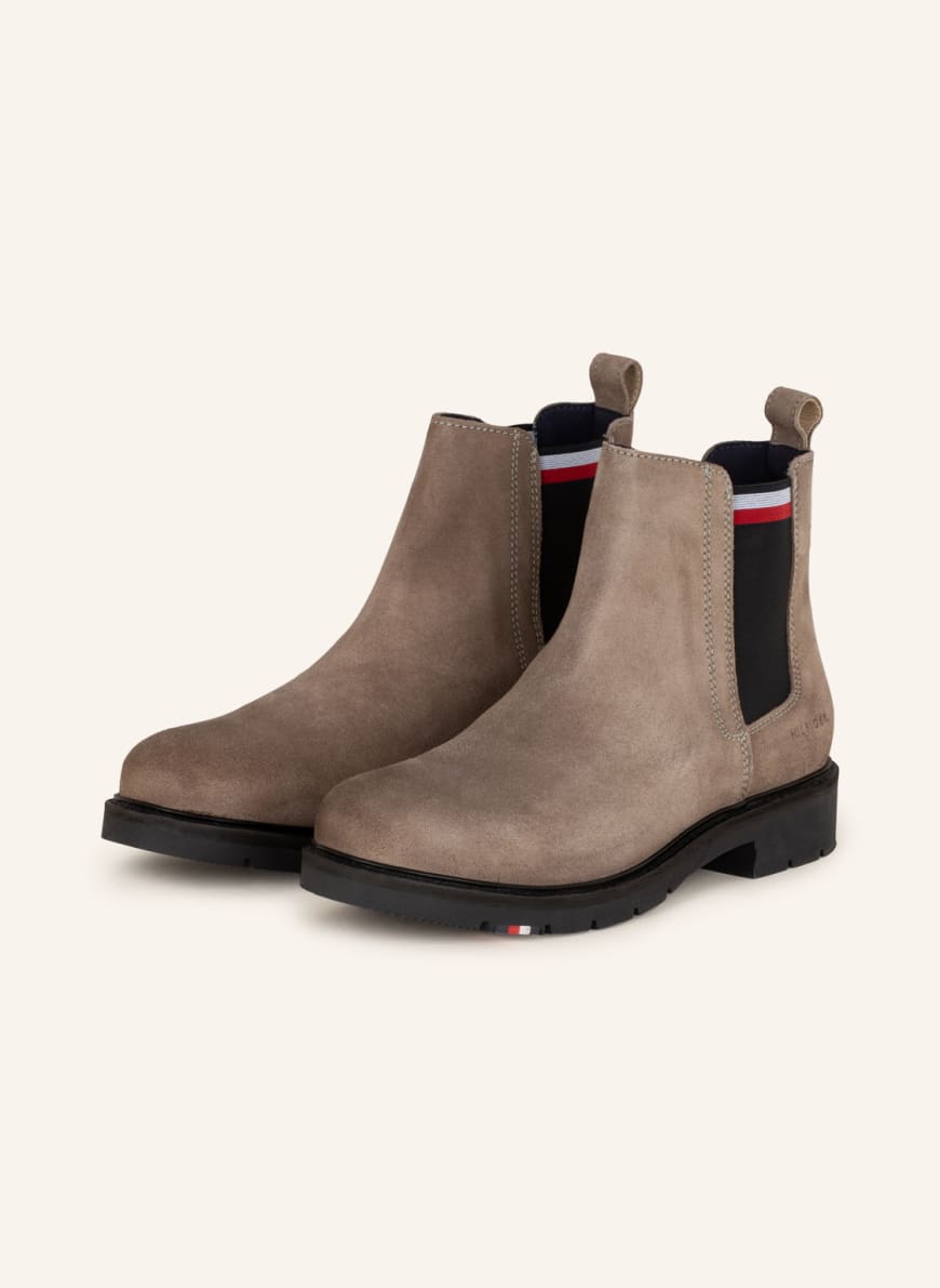 

Ботинки мужские Tommy Hilfiger 1001326838 коричневые 43 RU (доставка из-за рубежа), 1001326838