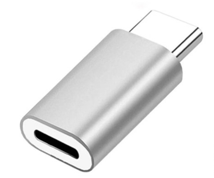 Адаптер Ligtning - USB Type-C Prime Line Silver