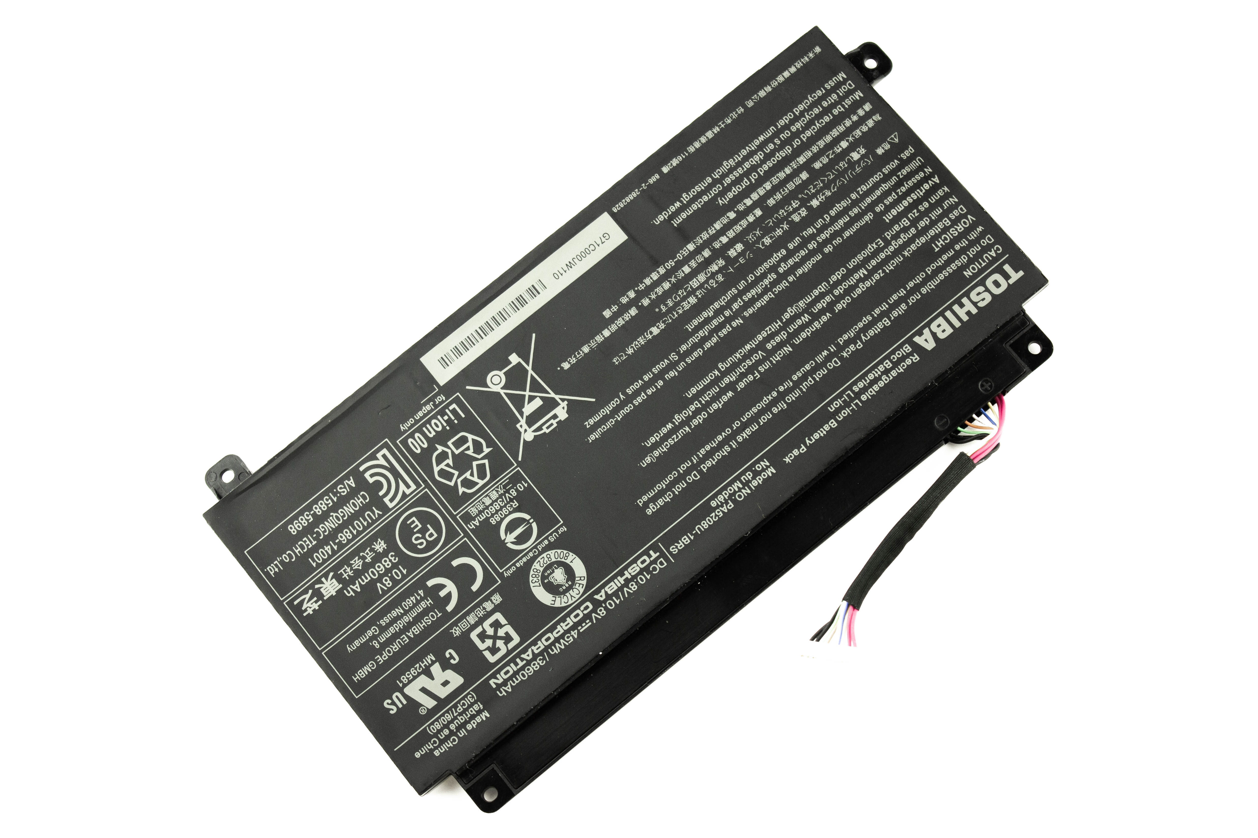 

Аккумулятор для ноутбука Toshiba Satellite E45W (10.8V 3860mAh) ORG PA5184U, PA5208U