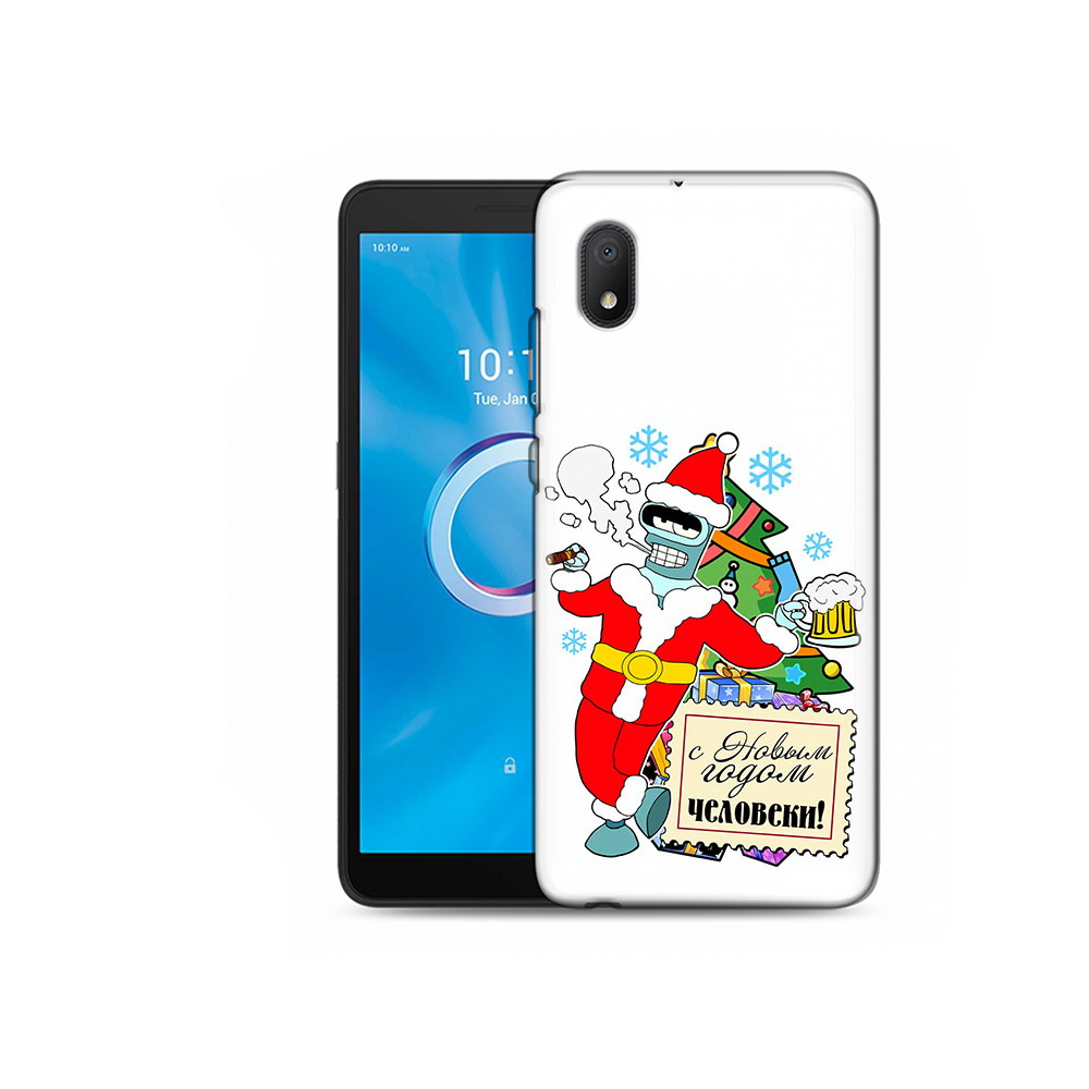 

Чехол MyPads Tocco для Alcatel 1B 5002H С новым годом человеки (PT227135.663.150), Tocco