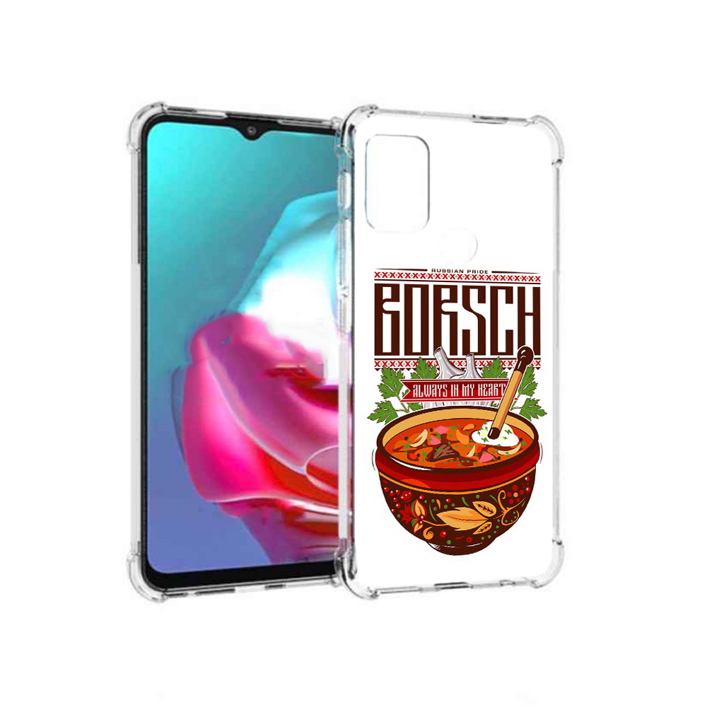 

Чехол MyPads Tocco для Motorola Moto G русский борщ (PT227061.346.589), Прозрачный, Tocco