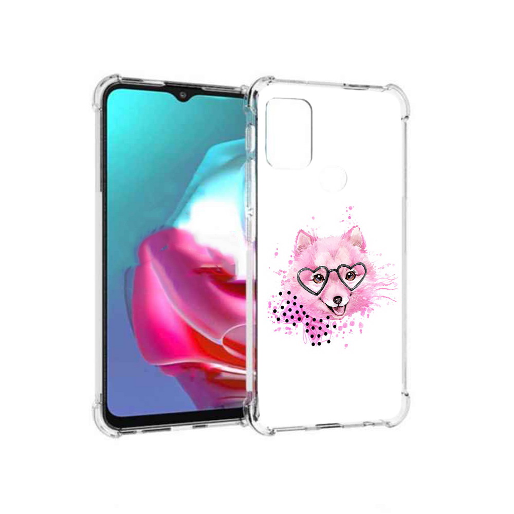 

Чехол MyPads Tocco для Motorola Moto G розовый волченок (PT227061.346.585), Прозрачный, Tocco