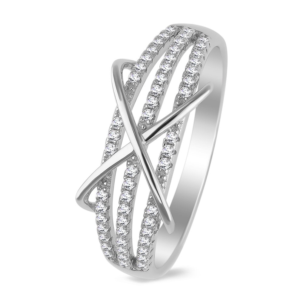 

Кольцо из серебра р.  585Gold 701007718, фианит, 701007718