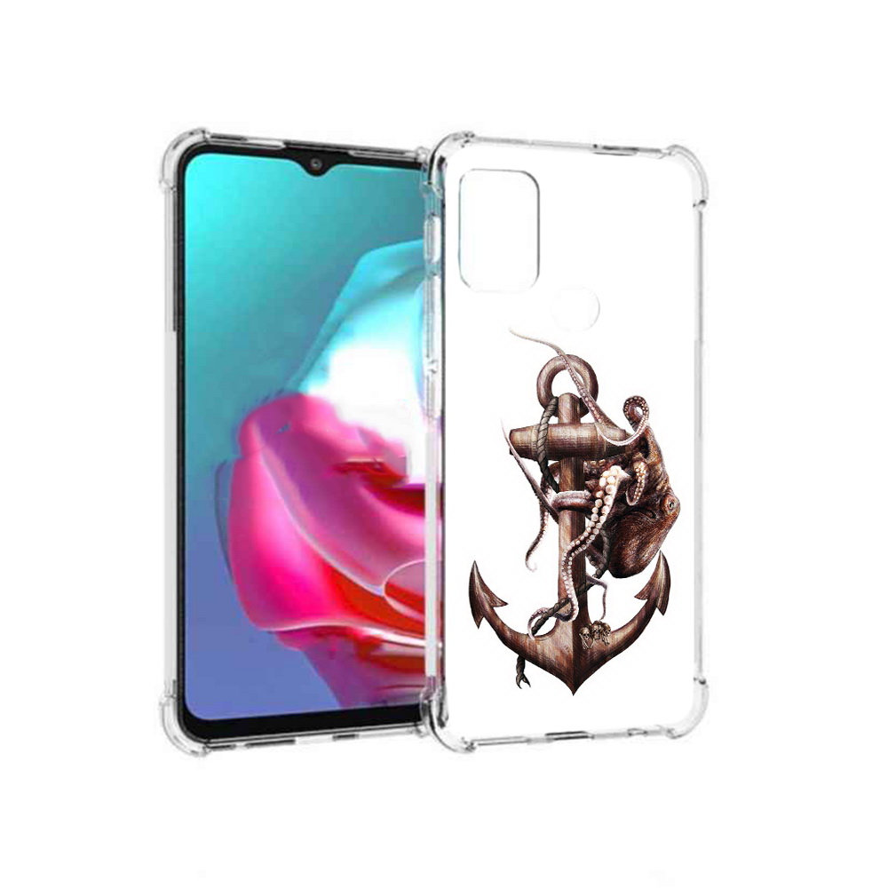 

Чехол MyPads Tocco для Motorola Moto G ржавый якорь (PT227061.346.579), Прозрачный, Tocco