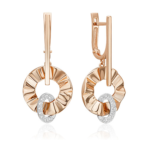 

Серьги из золота PLATINA jewelry 02-5101-00, топаз, 02-5101-00
