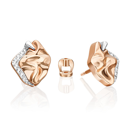 

Серьги из золота PLATINA jewelry 02-5099-00, топаз, 02-5099-00