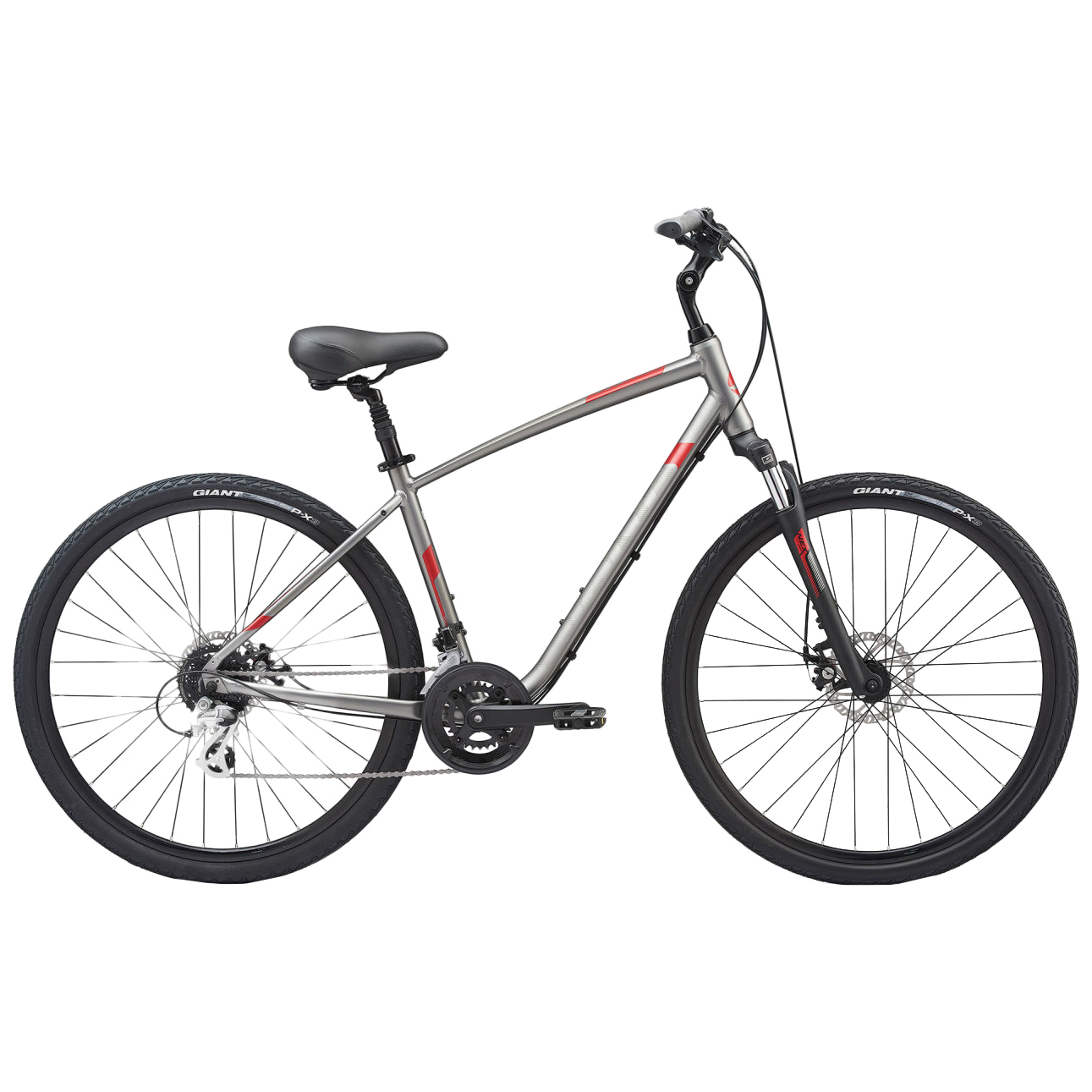 

Велосипед Giant Cypress DX 2021 L dark silver, Cypress DX Dark Silver, L (2100212227)