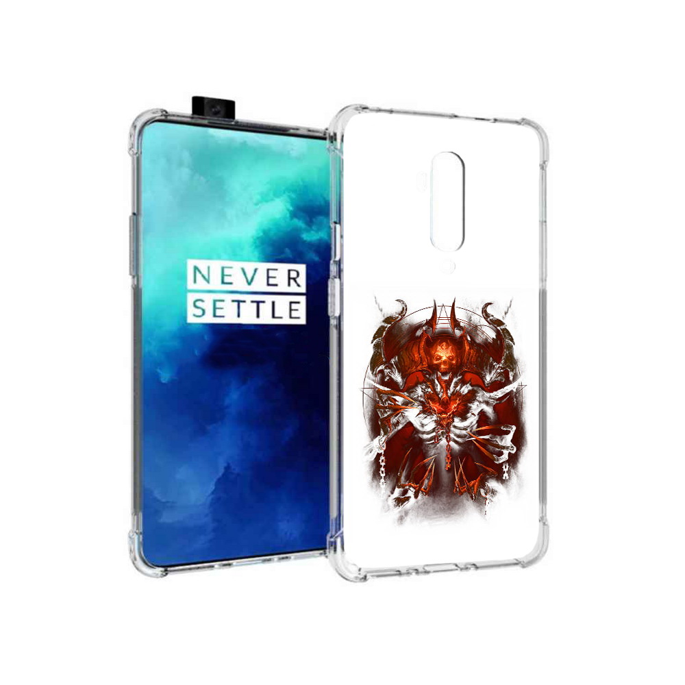 

Чехол MyPads Tocco для OnePlus 7T Pro яркий демон (PT139735.142.708), Прозрачный, Tocco