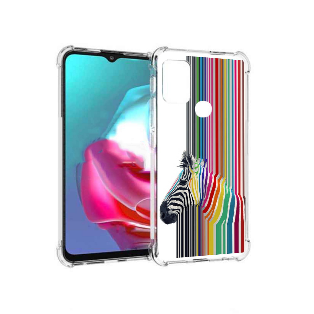 

Чехол MyPads Tocco для Motorola Moto G радужная зебра (PT227061.346.565), Прозрачный, Tocco