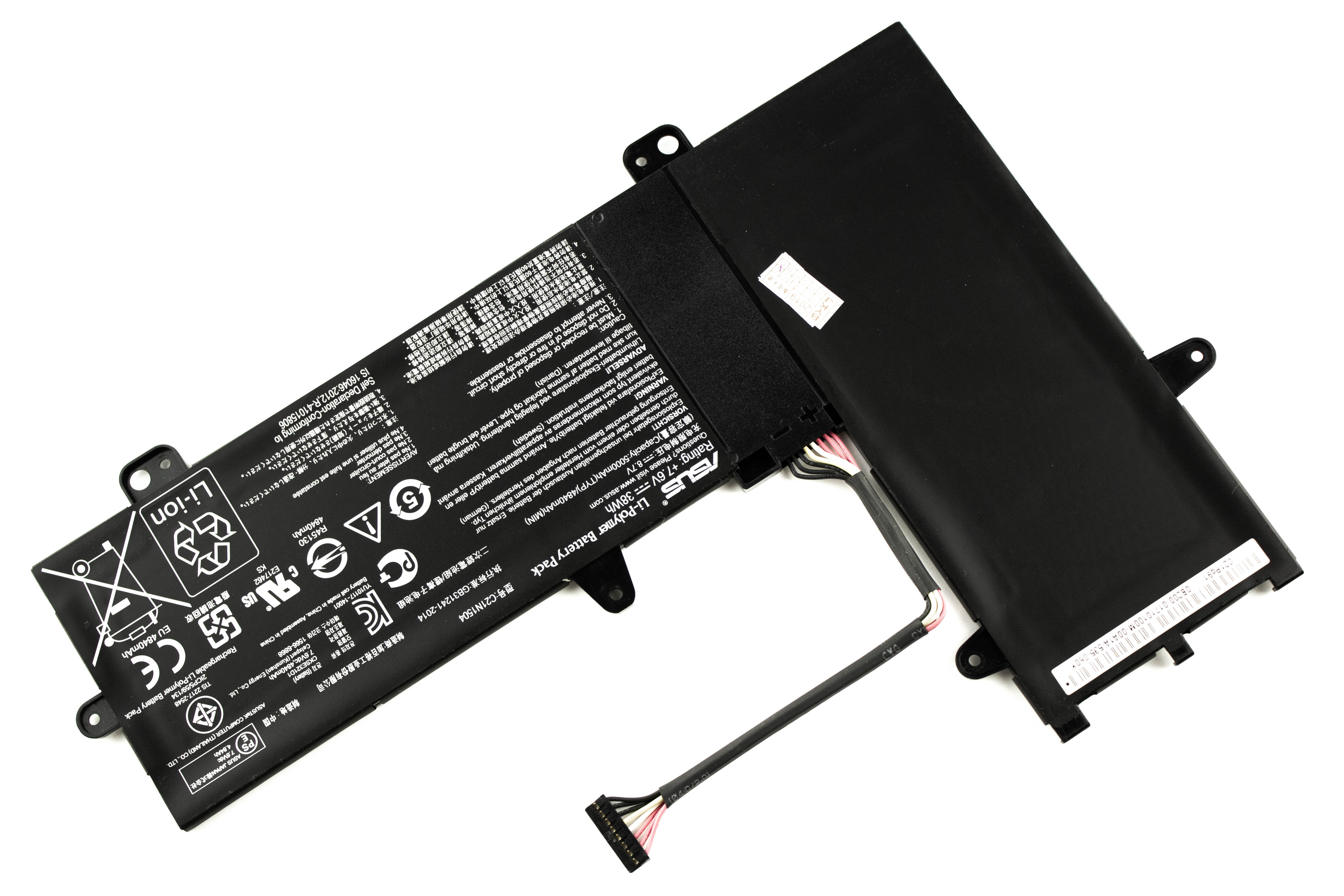 

Аккумулятор для ноутбука Asus TP200SA (7.6V 4840mAh) ORG C21N1504