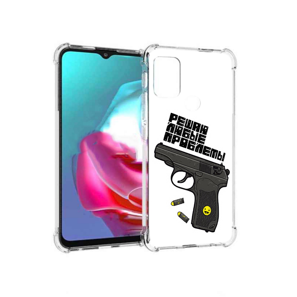 

Чехол MyPads Tocco для Motorola Moto G пистолет против проблем (PT227061.346.542), Прозрачный, Tocco