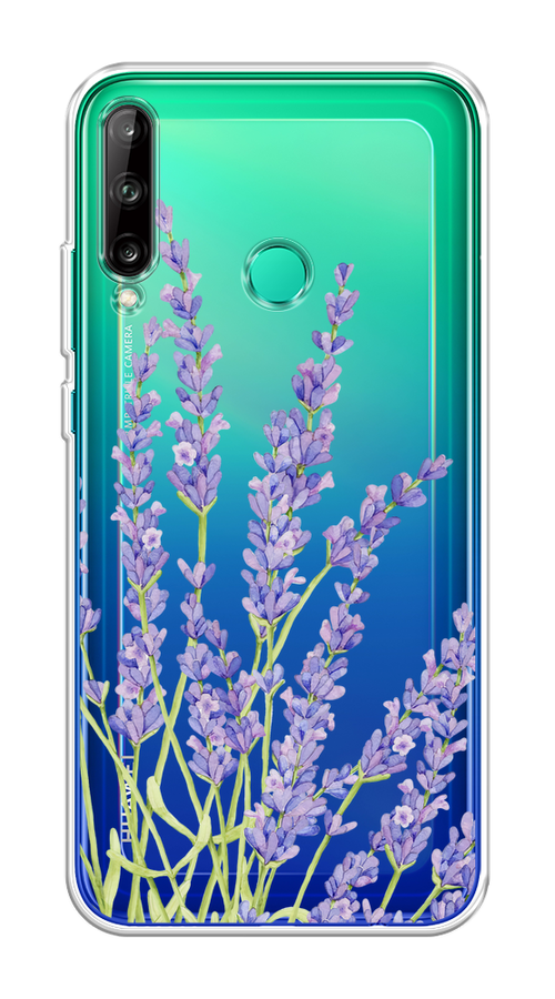 

Чехол на Honor 9C/Huawei P40 Lite E/Y7p "Лавандовые стебли", Фиолетовый;зеленый, 612450-1