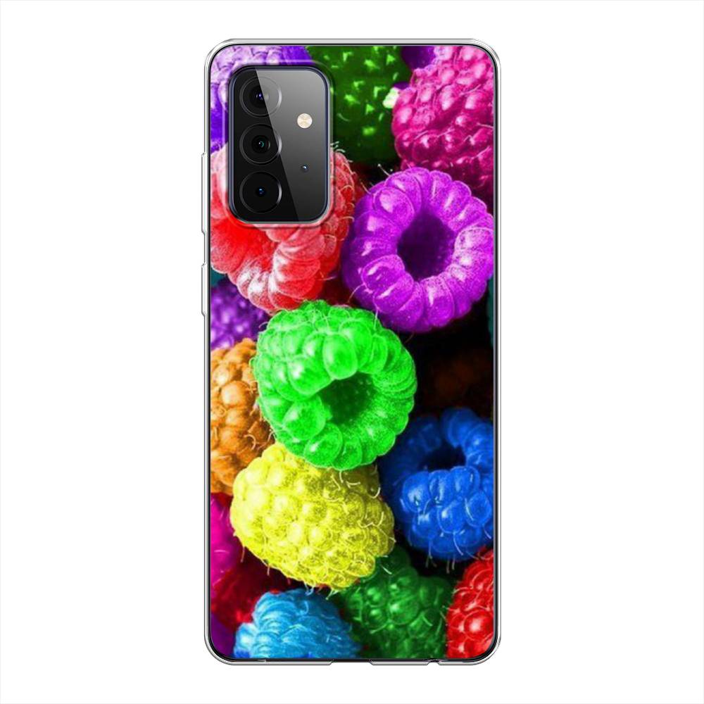 

Чехол Awog на Samsung Galaxy A72 / Самсунг A72 "Разноцветная малина", Разноцветный, 2101950-10