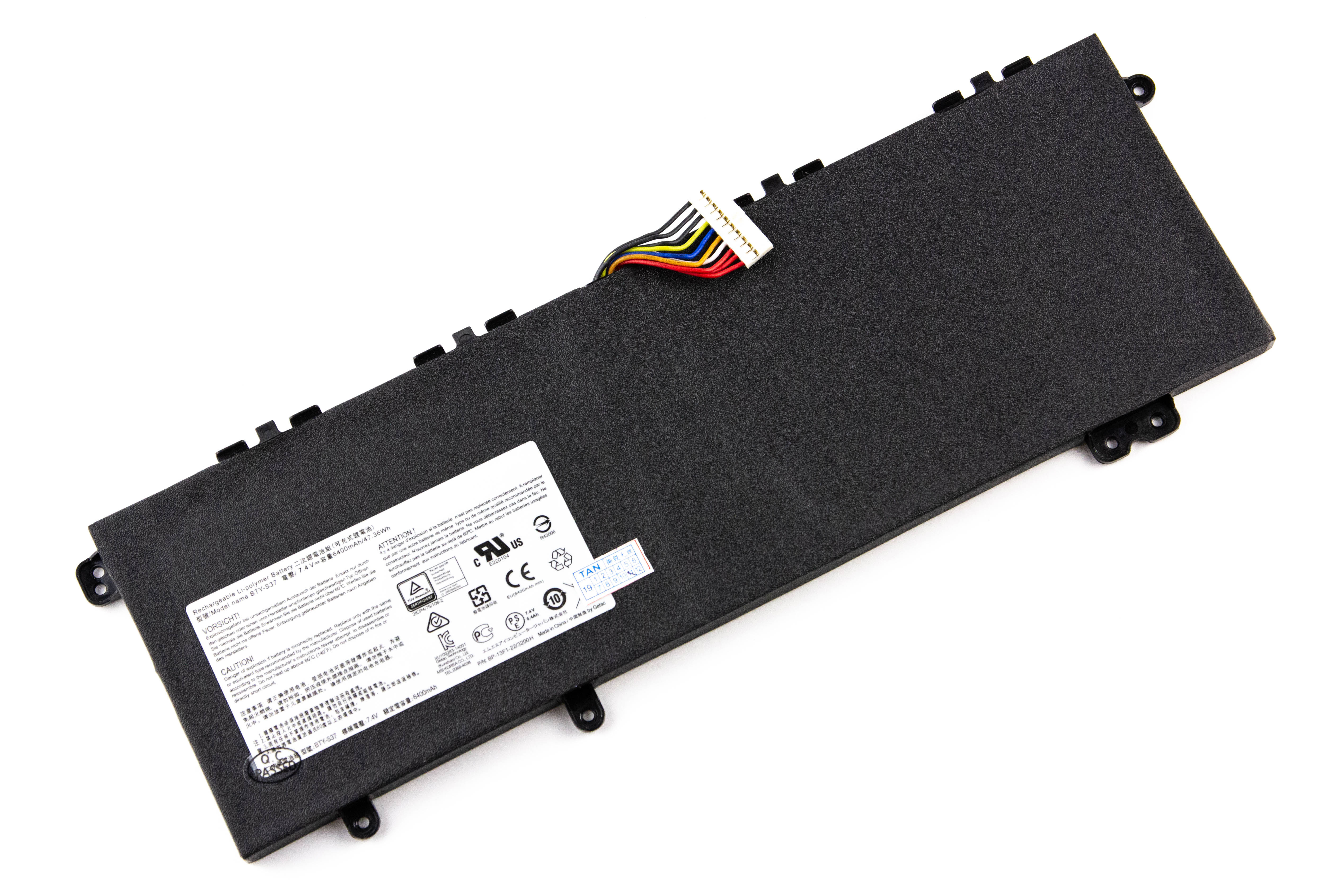

Аккумулятор для ноутбука MSI GS30 2M Shadow (7.4V 6400mAh) BTY-S37