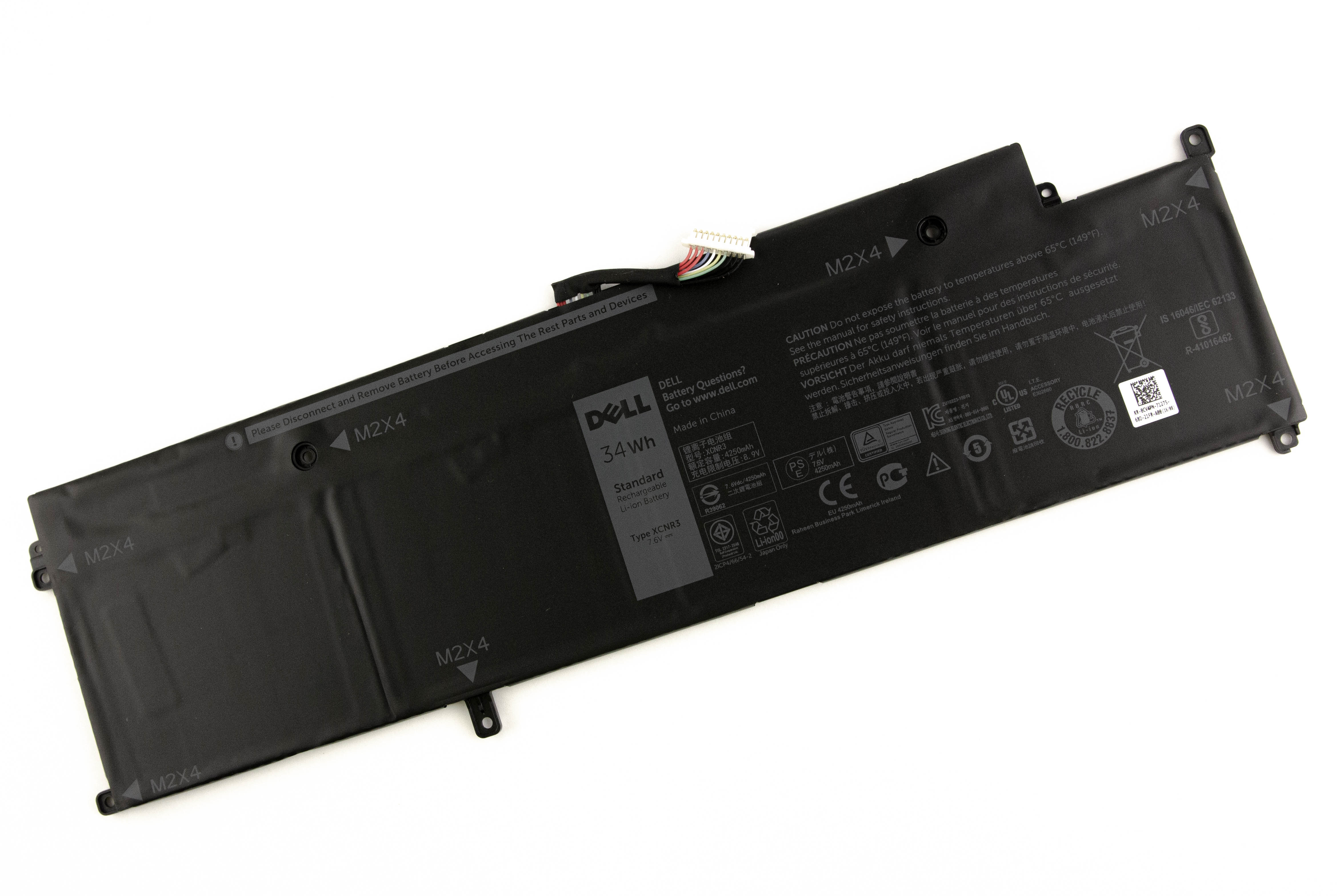 

Аккумулятор для ноутбука Dell Latitude 13 7370 (7.6V 4250mAh) ORG XCNR3 WY7CG