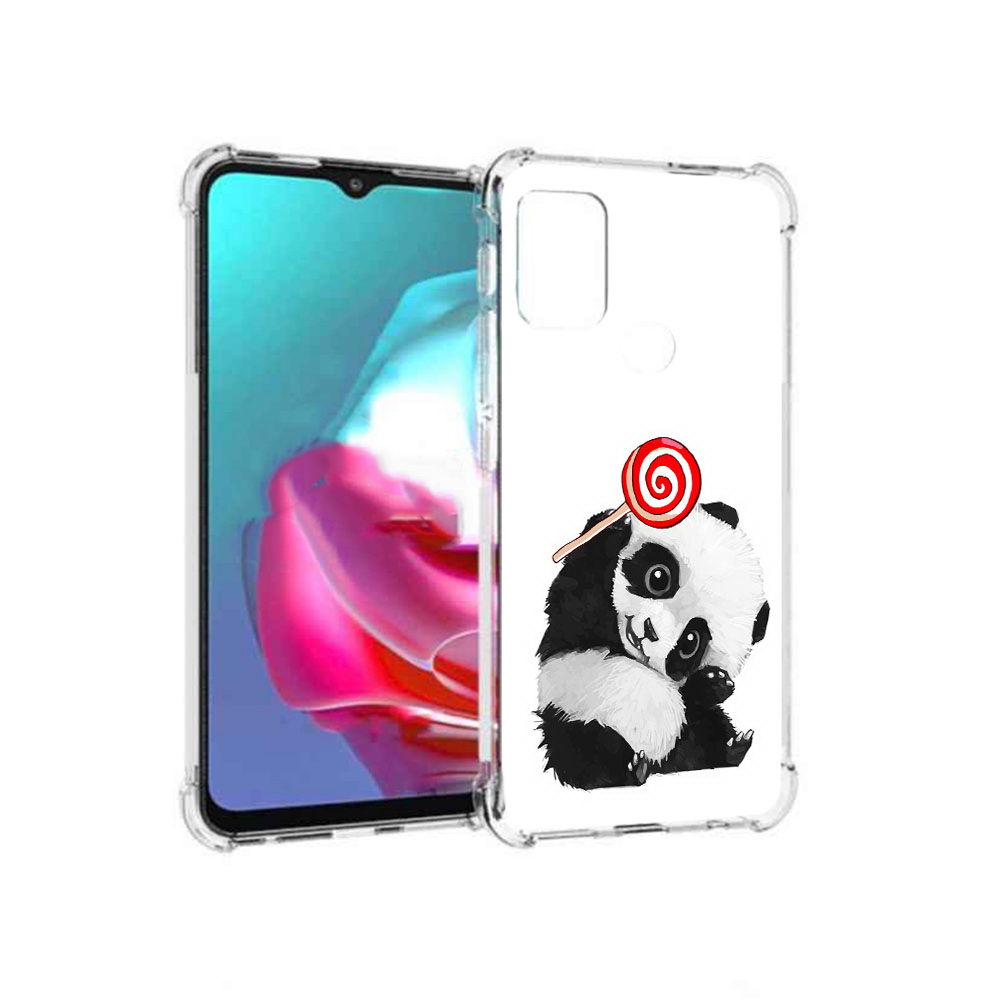 

Чехол MyPads Tocco для Motorola Moto G панда с леденцом (PT227061.346.534), Прозрачный, Tocco