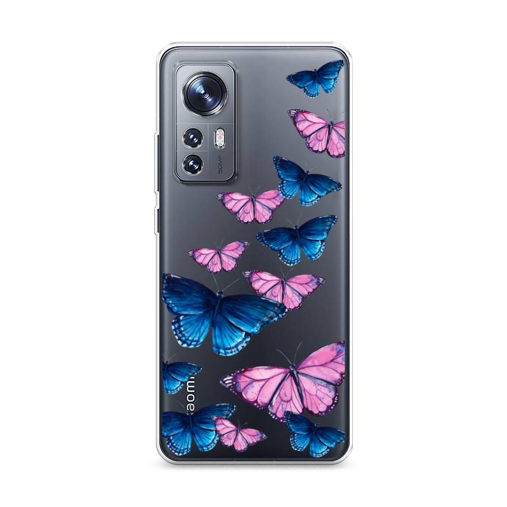 

Чехол Awog на Xiaomi 12/12X/12S "Полет бабочек", Разноцветный, 312950-2