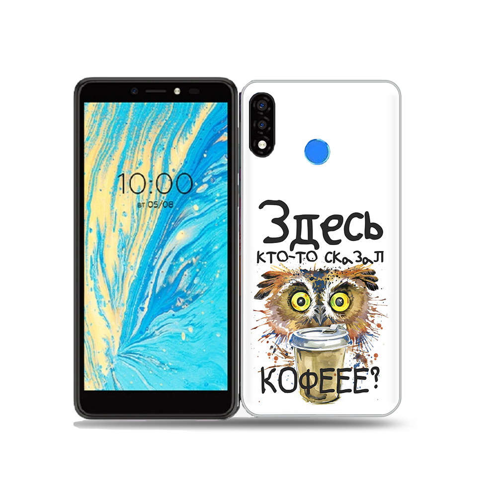 

Чехол MyPads Tocco для BQ 5740G Spring Любительница кофе, Прозрачный, Tocco