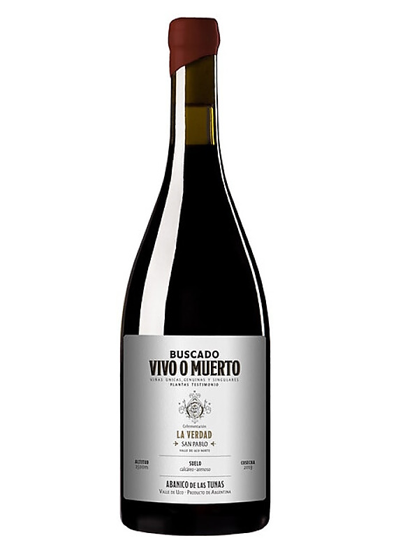 

Вино красное сухое Buscado Vivo o Muerto San Pablo Tinto Gualtallary 2019 14% 750 мл