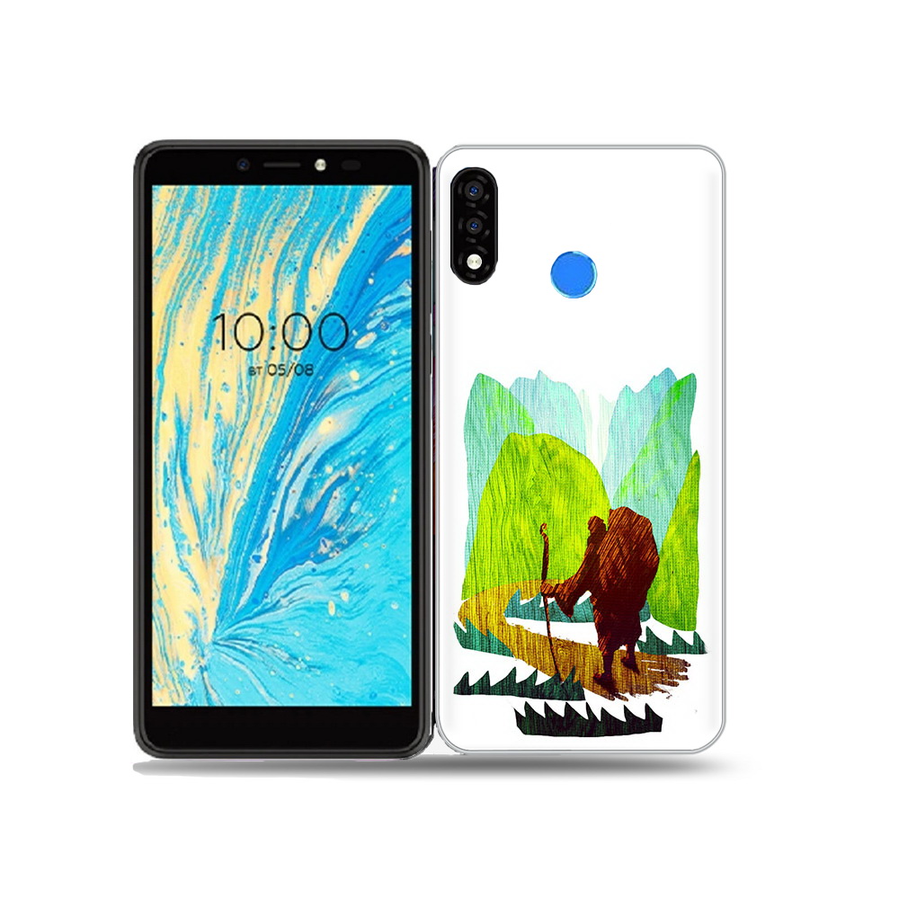 

Чехол MyPads Tocco для BQ 5740G Spring Лесная тропа, Прозрачный, Tocco