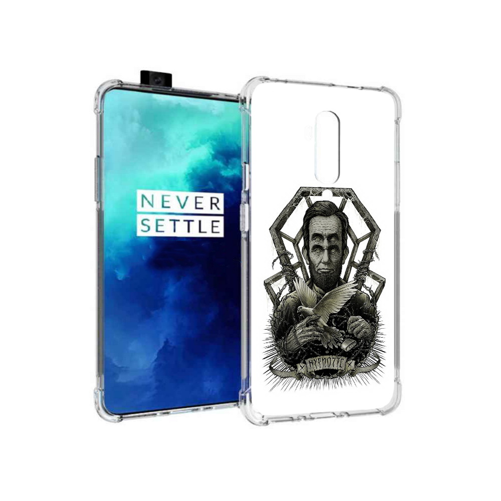 

Чехол MyPads Tocco для OnePlus 7T Pro франклин абстракция (PT139735.142.662), Прозрачный, Tocco