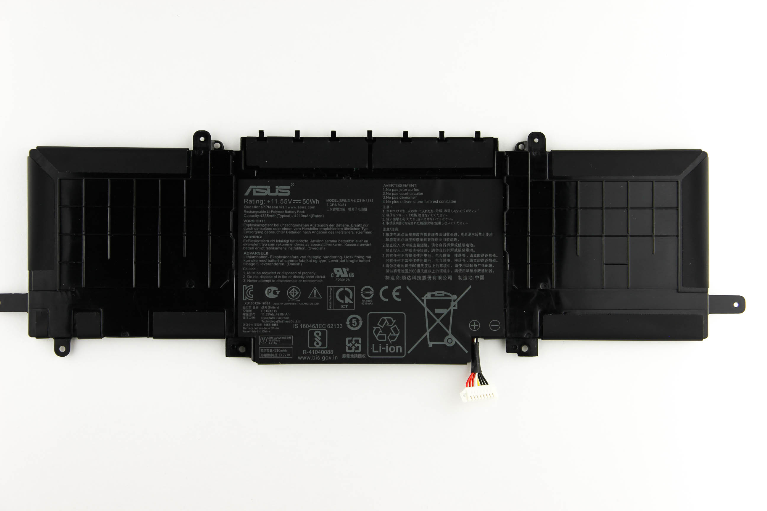

Аккумулятор для ноутбука Asus UX333FA (11.55V 4210mAh) ORG C31N1815