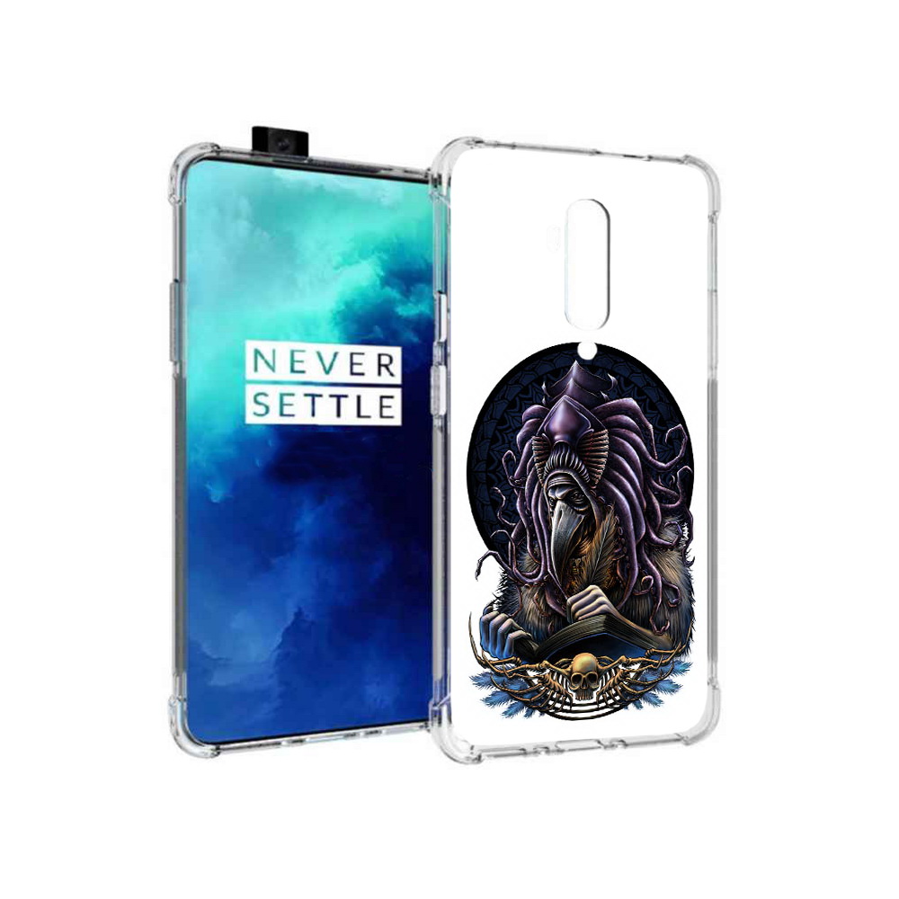 

Чехол MyPads Tocco для OnePlus 7T Pro умный ворон (PT139735.142.650), Прозрачный, Tocco