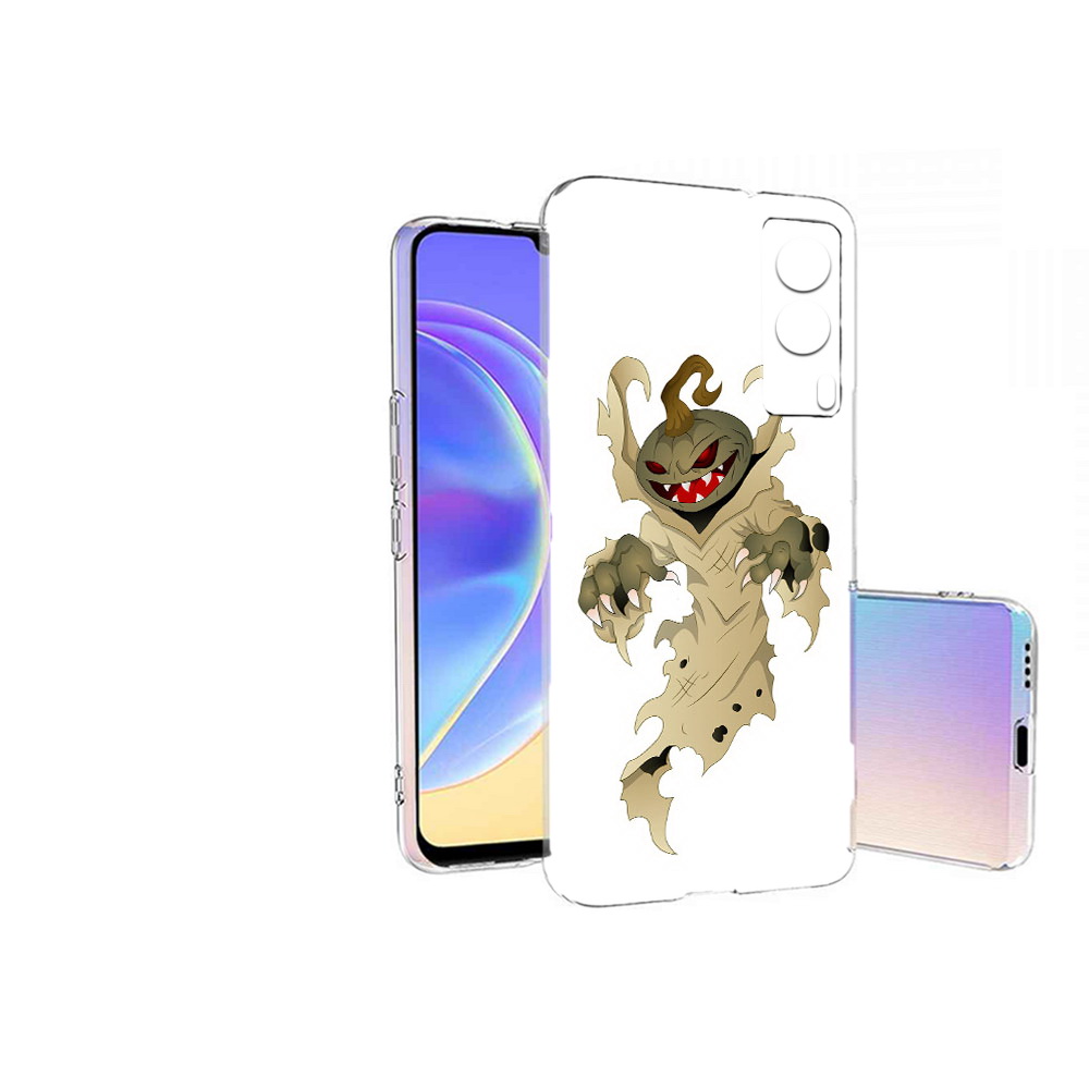 

Чехол MyPads Tocco для Vivo V21E призрак хэллоуина (PT161736.380.555), Прозрачный, Tocco