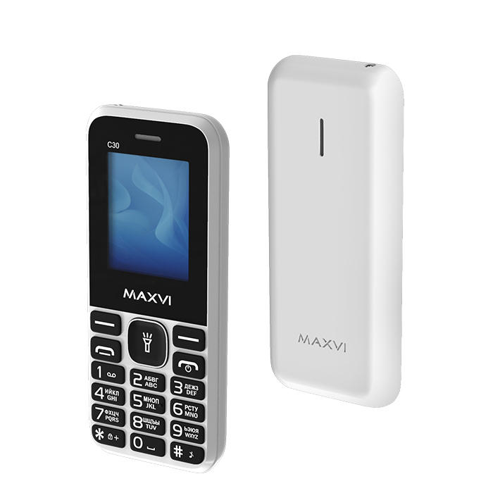 

Мобильный телефон MAXVI C30 White, C30