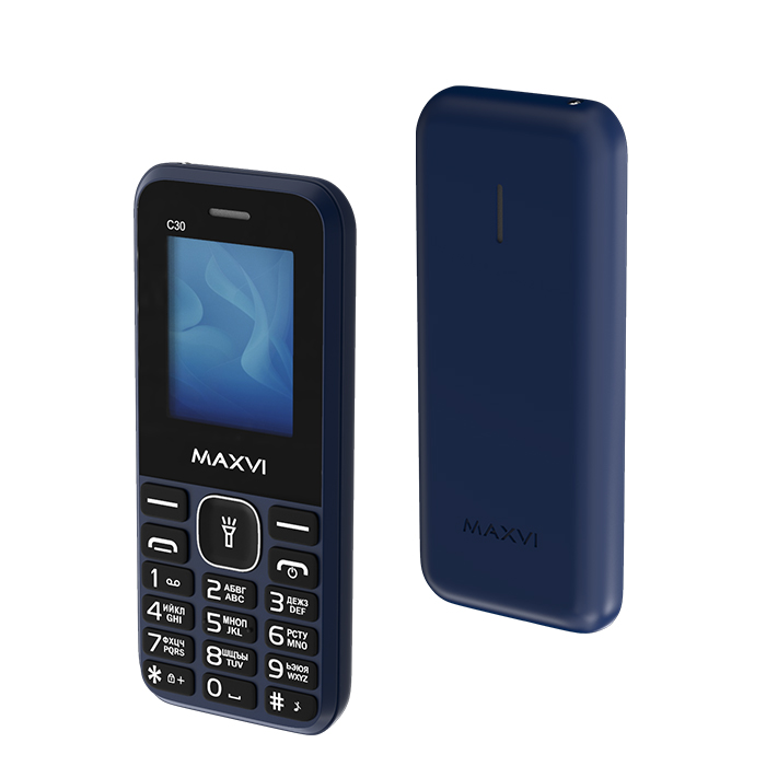 

Мобильный телефон MAXVI C30 Blue, C30
