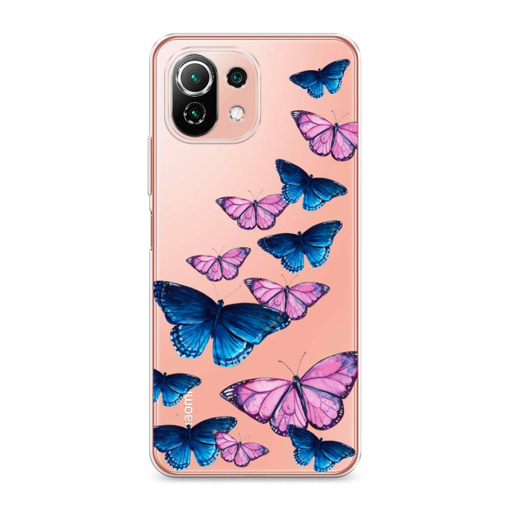 

Чехол Awog на Xiaomi Mi 11 Lite/5G NE "Полет бабочек", Разноцветный, 311750-2