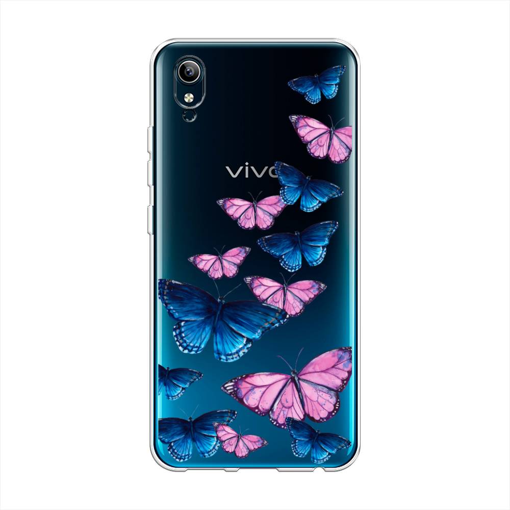 

Чехол Awog на Vivo Y91c/Y1s "Полет бабочек", Разноцветный, 262850-2