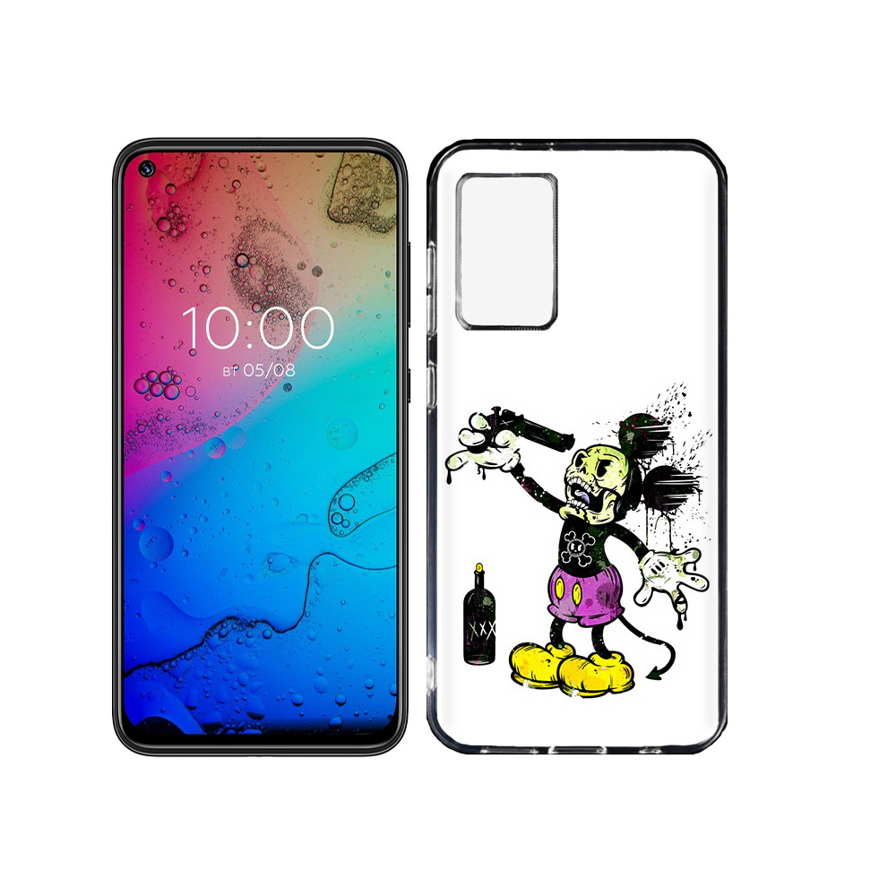 

Чехол MyPads Tocco для BQ Aurora Драг Микки, Прозрачный, Tocco