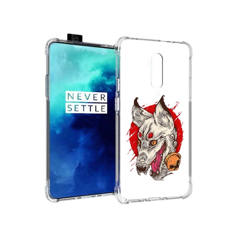 

Чехол MyPads Tocco для OnePlus 7T Pro страшная собака (PT139735.142.627), Прозрачный, Tocco