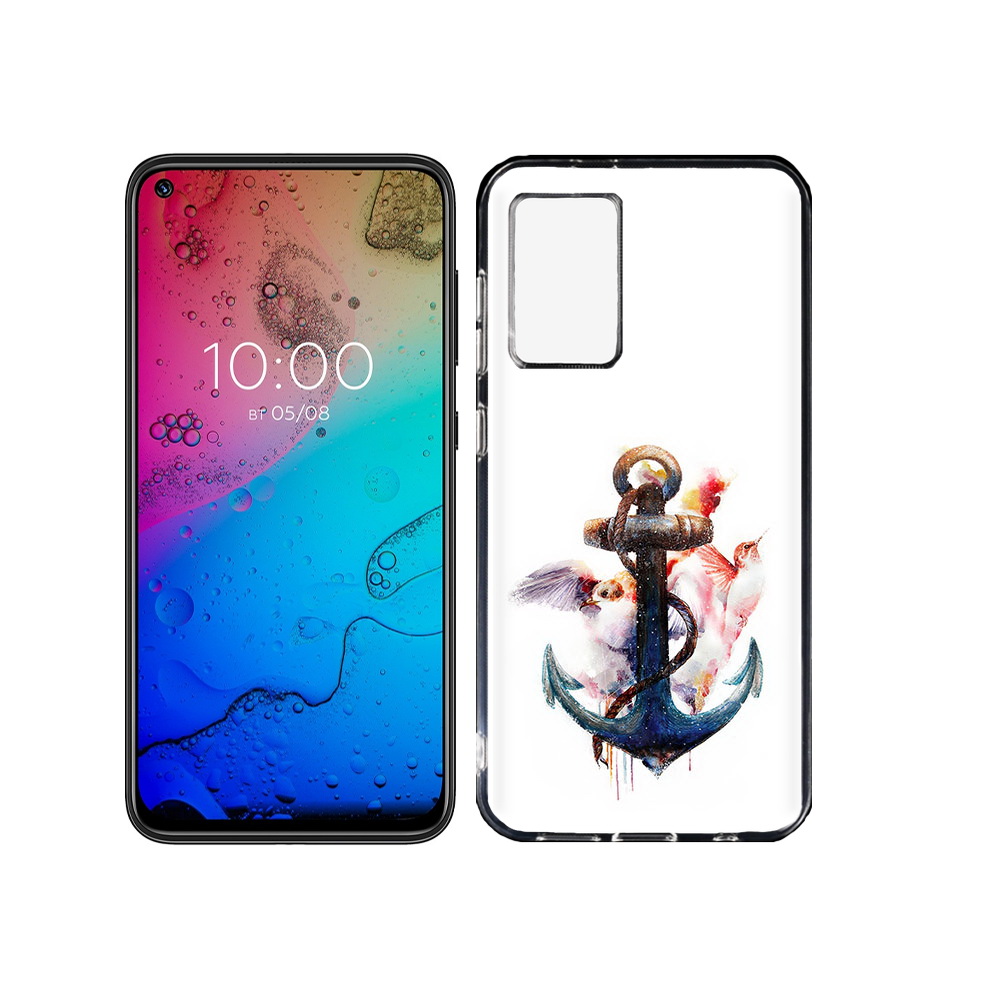 

Чехол MyPads Tocco для BQ Aurora якорь с птицами, Прозрачный, Tocco