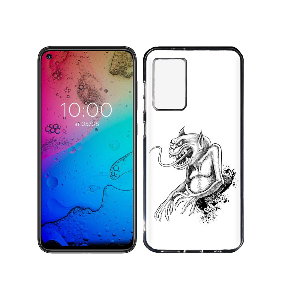 

Чехол MyPads Tocco для BQ Aurora чорт, Прозрачный, Tocco