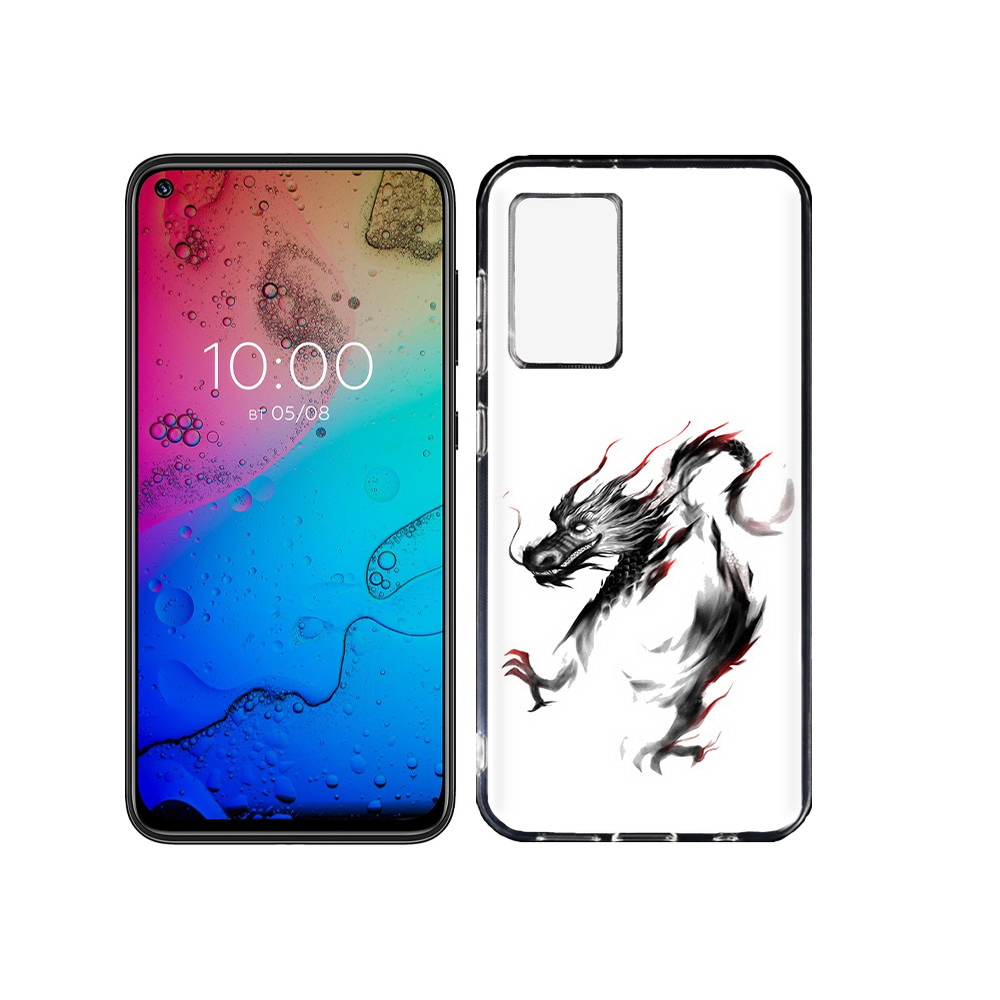 

Чехол MyPads Tocco для BQ Aurora черный дракон, Прозрачный, Tocco