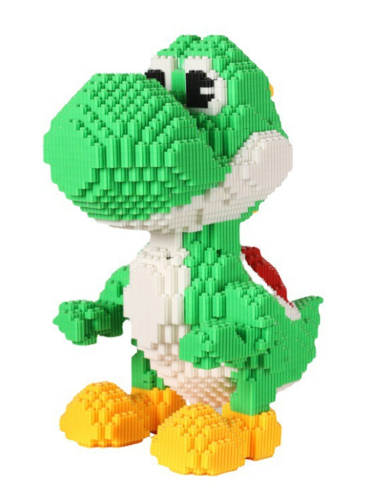 

3D Конструктор Марио Динозавр Йоши Mario Yoshi 7200 деталей