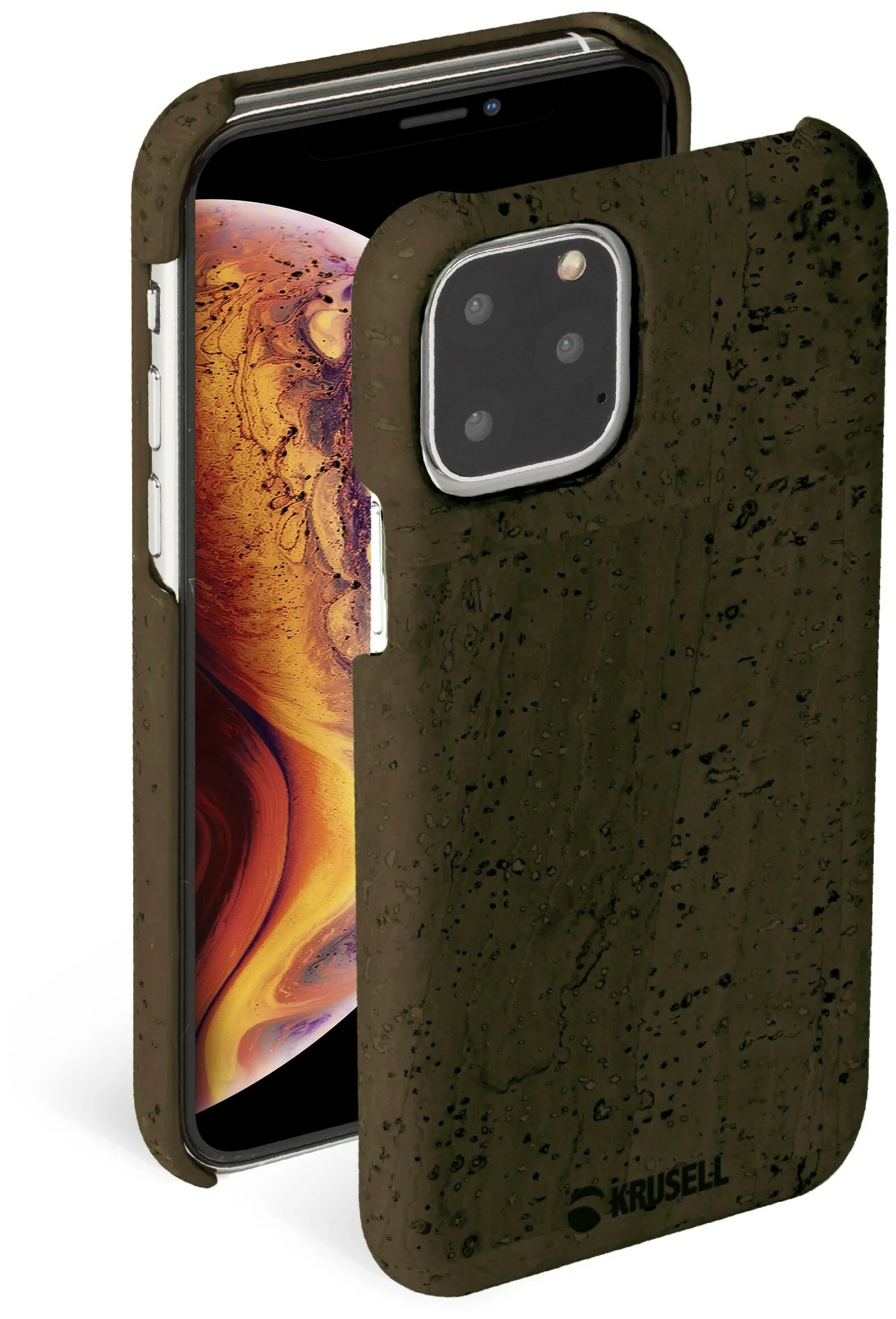 

Чехол Krusell Birka Cover для Apple iPhone 11 Pro, темно-коричневый 61813, 61813