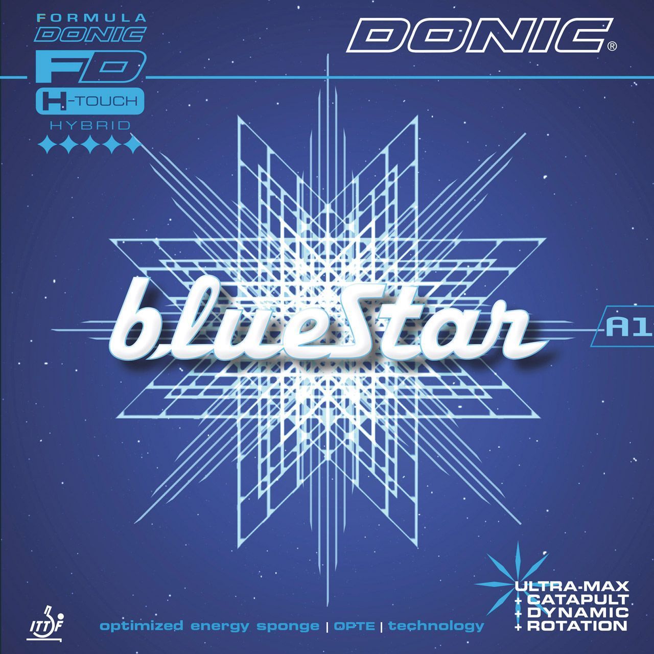 Накладка для ракетки Donic BlueStar A1 черный, max