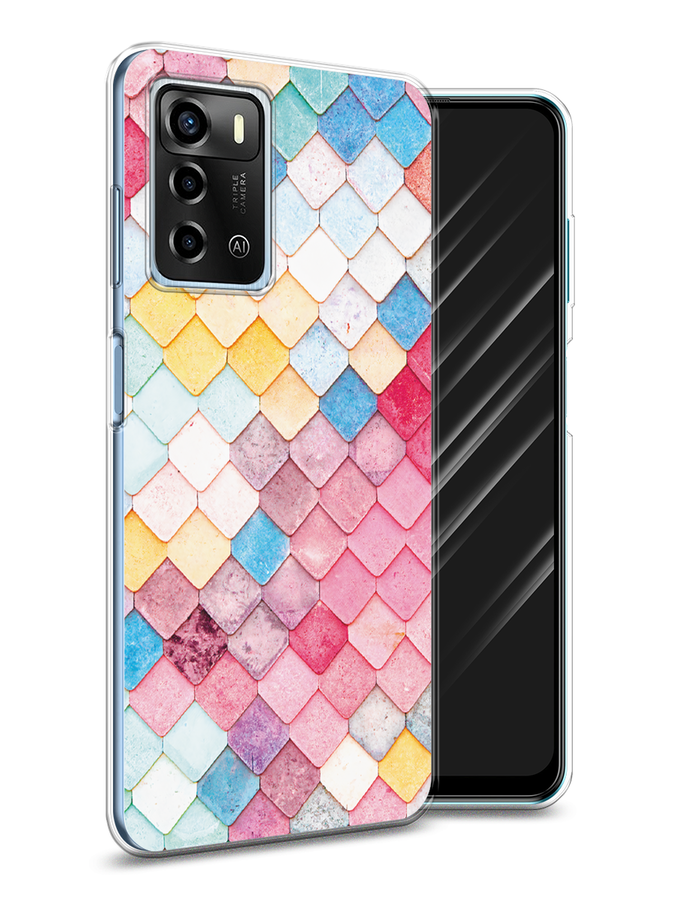 

Чехол Awog на ZTE Blade V40 Vita / ЗТЕ Блэйд V40 Vita "Нежные ромбики", Разноцветный, 135650-4