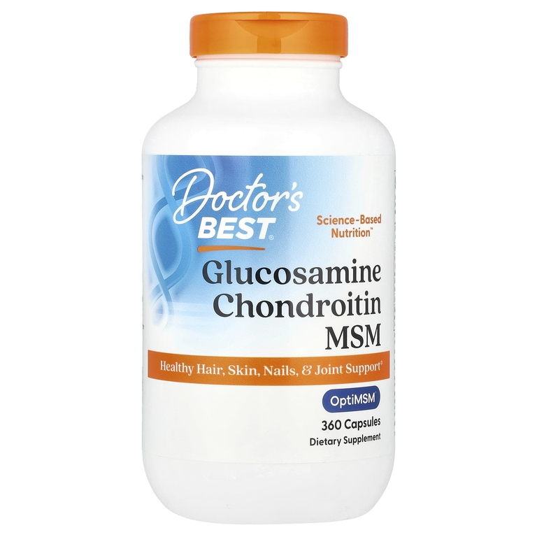 Doctors Best Glucosamine Chondroitin MSM with OptiMSM 360 капсул 11549₽