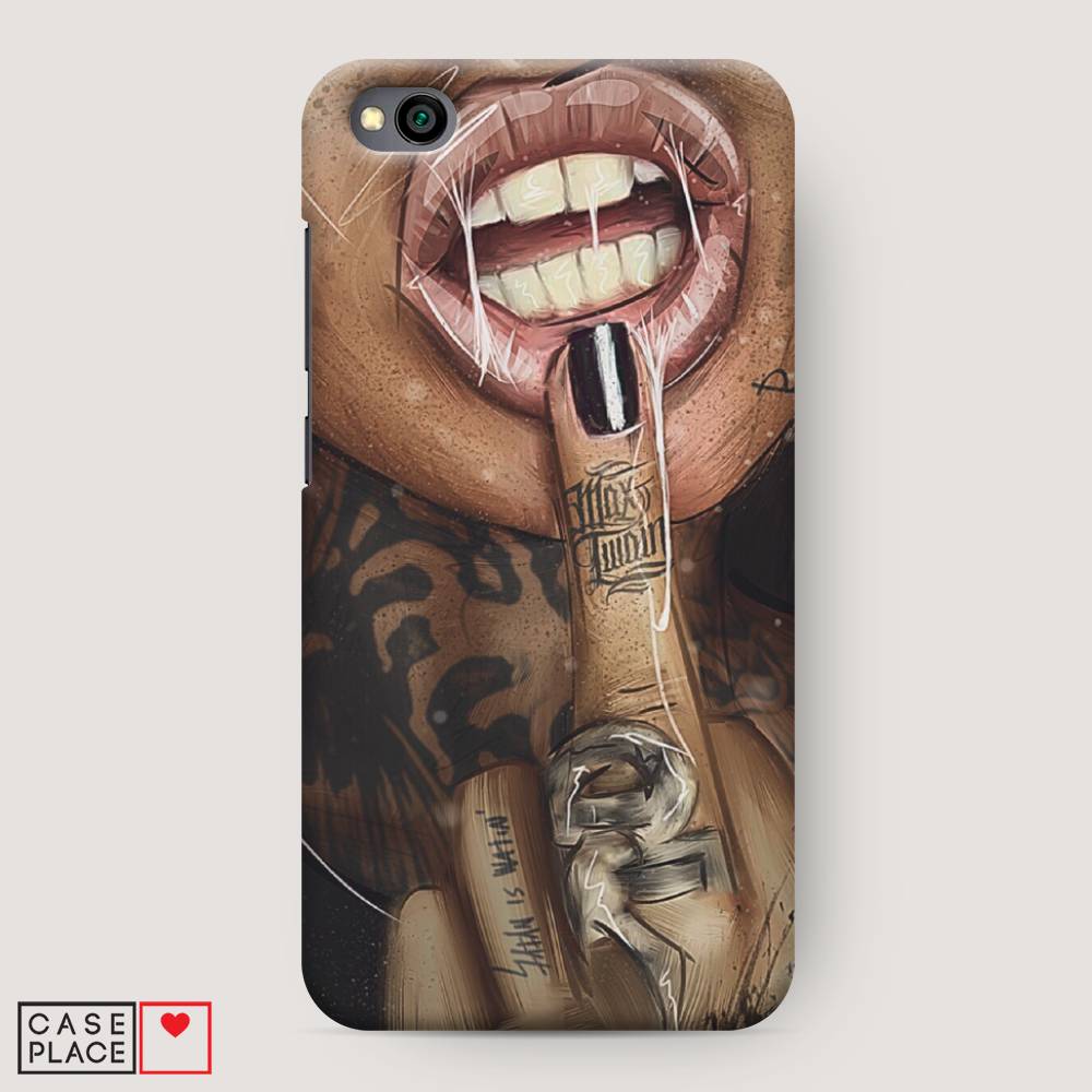 

Пластиковый чехол "Девушка с татуировками" на Xiaomi Redmi Go, 35120-7