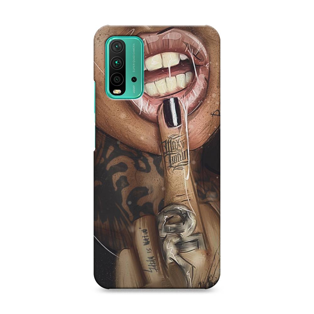 

Пластиковый чехол "Девушка с татуировками" на Xiaomi Redmi 9T, 39820-7