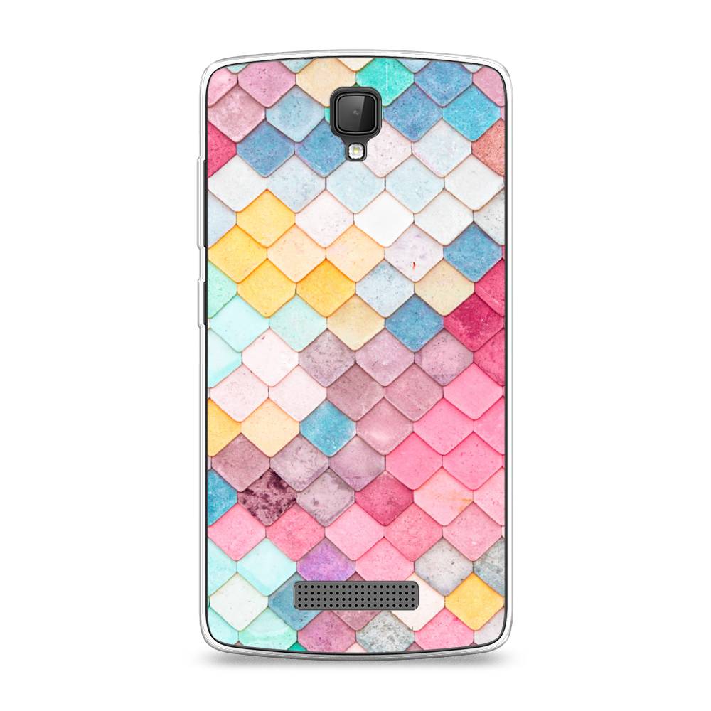 

Чехол Awog на ZTE Blade L5 (L5 Plus) / ЗТЕ Блэйд L5 (L5 Plus) "Нежные ромбики", 130350-4