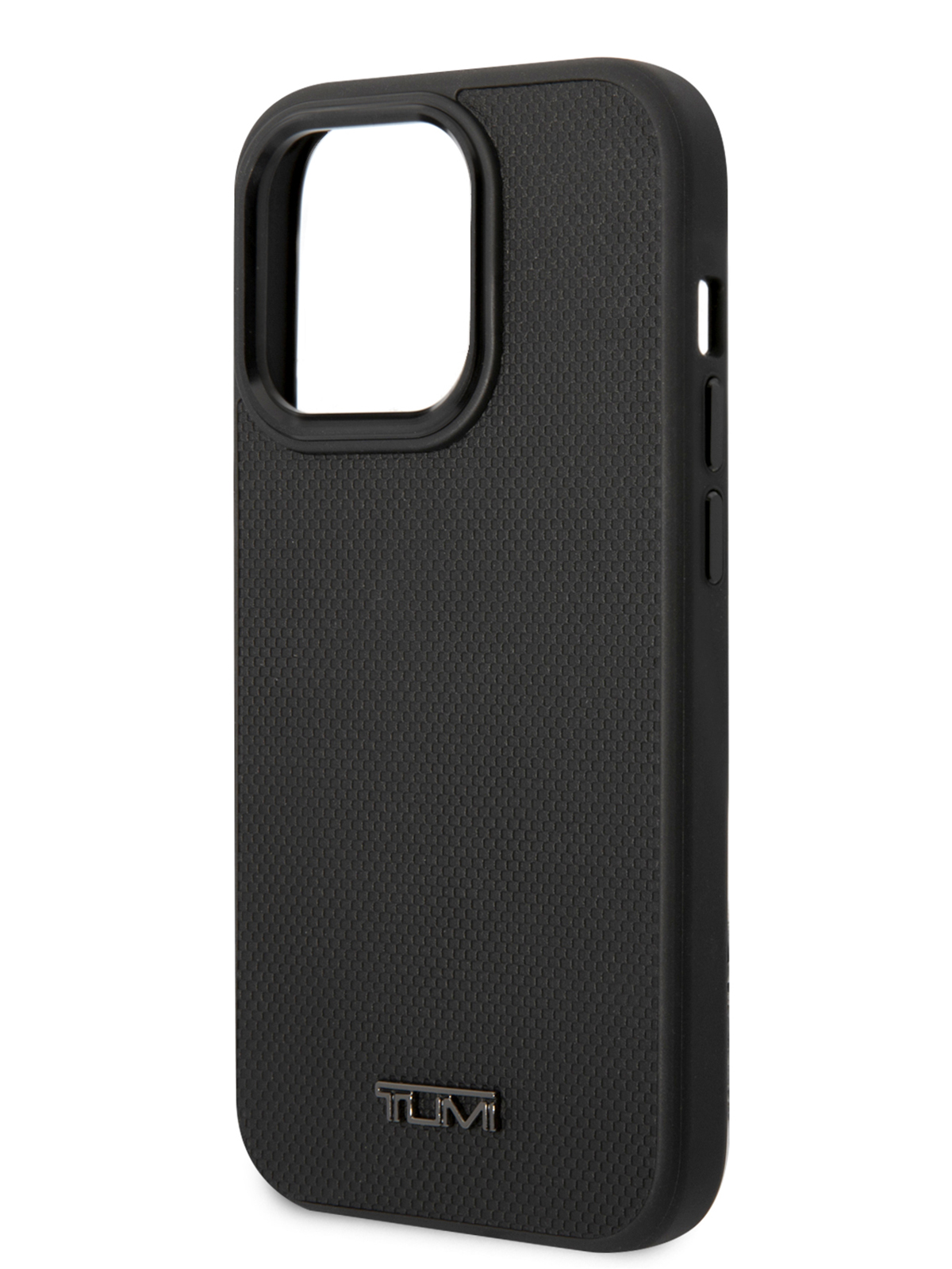 Чехол TUMI для iPhone 14 Pro из натуральной кожи Hard Black